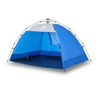 Tenda Spiaggia 2 Persone Grigio Pop Up Impermeabile con Custodia