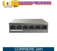 Switch Desktop 6 porte 10/100M con 4 Porte PoE 63W TEF1106P4-63W