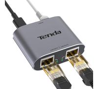 Tenda Switch Ethernet 1 a 2 RJ45 2 Porte 1000 Mbps Switch di Rete LAN Gigabit