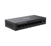 Tenda Switch Ethernet 8 Porte Gigabit TEG1008M, Switch Gigabit 10/100/1000 Mbps, Hub Ethernet, Adatto per Casa e Ufficio, Montaggio Desktop o a Parete, Plug & Play, Struttura in Acciaio