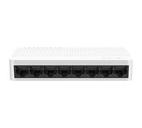 Tenda Switch Ethernet Desktop S108, 8 Porte RJ45 10/100 Mbps, Sdoppiatore Ethernet, Plug & Play,Bianco