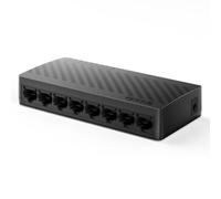 Tenda Switch Ethernet Gigabit 8 Porte, 10/100/1000Mbps, Hub Ethernet, Mini | Switch Lan, QoS, Plug and Play Con LED, Scocca in Plastica, Desktop o a Parete, Per Reti Domestiche e Piccolo Ufficio (SG108)