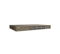 TENDA SWITCH L3 MANAGED POE SWITCH 24 PORTE 10/100/1000 BASE-T ETHERNET - 4 PORT