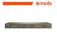 TENDA SWITCH POE WEB SMART 16 PORTE 10/100+2GB+2SFP - TEF1218P-16-250W
