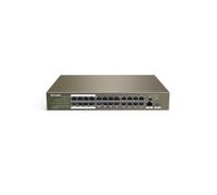 TENDA SWITCH RETE 24 PORTE 10/100 POE - 1 PORTA GE/SFP (TEF1126P-24-250W) RACKMOUNT