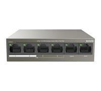 Switch Desktop 6 porte 10/100M con 4 Porte PoE 63W TEF1106P4-63W