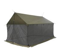 Tenda Tarp Da Campeggio Impermeabile Con Zanzariera, Telone Ombreggiante Grande Per Giardino, Picnic, Anti-Zanzare, Vento E Pioggia, Spaziosa Per Esterno, Escursionismo, Spiaggia (CON ASTE)