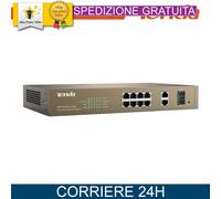 Tenda Switch PoE Desktop Smart 8 Porte 10/100Mb+2Gb+2SFP - EOL | TEF1210P-8-150W