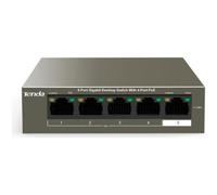 TENDA TEG1105P46 - Switch, 5 porte, Fast Ethernet, PoE