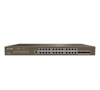 Tenda TEG3328F Switch 24 Porte Gigabit Managed con 4 porte SFP (Gestione Web, QoS, IGMP, VLAN, montaggio su rack da 19 pollici, custodia in metallo)
