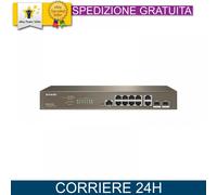 SWITCH TENDA TEG5312F 10P GIGABIT 10/100/1000 +2P SFP Rackmount L3 MANAGED
