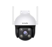Tenda Telecamera di sicurezza esterna 2.5K 360° - 4MP, Pan/Tilt, visione notturna a colori con 4 faretti, doppie antenne WiFi, rilevamento AI Human & Vieche, Audio a 2 vie, Alexa, telecamera di