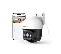 Tenda Telecamera Wi-Fi Esterno, 1080P Videocamera Sorveglianza con Visione Notturna a Colori, IP Cam 360°, Audio Bidirezionale, Rilevamento di Movimento e Persone, Compatibile con Alexa, CH3