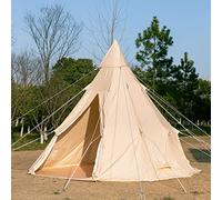 tenda, Tenda a campana in tela piramidale traspirante for 3-4 persone Tende Yurta 4 stagioni di facile installazione istantanea for campeggio all'aperto in famiglia, escursionismo