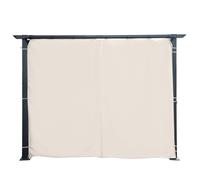 Tenda tenda laterale parete laterale pergola beige Luxor 2 pezzi larghezza 3 ...