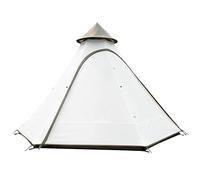 Tenda, Tenda piramidale for Esterni Tenda Igloo Kit for Case da Esterno da Costruire for viverci - Tenda Indiana da Campeggio Doppia Antipioggia addensata for Escursioni di 3-4 Persone(White)
