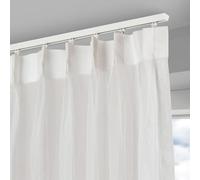 Tenda tende a soffitto in alluminio, pista di tenda dritta, tende tende da divisorio per tende montate a soffitto per tende, divisore per camera, tende doccia nera 2m, bianco, 4m (13,1 piedi)