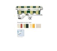 TENDA DA SOLE AVVOLGIBILE cm.300 x H.200 - giallo/bianco/ara. SANGIORGIO