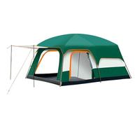 Tenda, Tende Di Lusso Da Campeggio Tenda Familiare Grande Con Camere for 4-12 Persone Design Con Due Camere Da Letto E Un Soggiorno(Green,L)