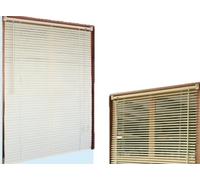 Fraschetti Tenda veneziana Ventana bianco PVC lamelle orientabili 25 mm 100x160 cm