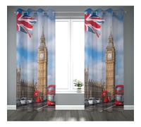 Tex family Tenda tendone TENDAGGIO City confezionata cm. 140x290 (Londra Big Ben Bus)