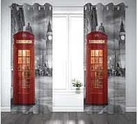 TENDA tendone TENDAGGIO CITY confezionata cm. 140x290 LONDRA Telephone Notte