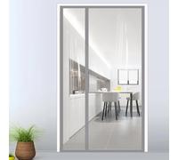 Tenda termica invernale per porta, ad alta efficienza energetica, copertura termica magnetica per isolamento termico invernale, 140 x 185 cm, mantiene il calore dentro e fuori il freddo, perfetta per