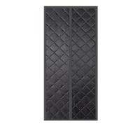 Tenda termica invernale per porta, magnetica, in tessuto Oxford, 90 x 170 cm, mantiene il caldo, efficiente dal punto di vista energetico, tende termiche nere per porte (120 x 220 cm)