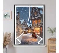 Tenda Termica Isolante Freddo 111 x 87 cm Riduzione Del Rumore, a Prova di Fumo, Protezione Dal Freddo Termica Della Finestra Coperture Adatto a Tutti I Tipi di Finestre, A