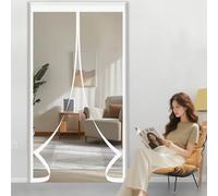 Tenda Termica Isolante Freddo 114 x 235 cm Contro Freddo e Calore, Isolamento Acustico, Impermeabile, Antivento Tenda Termica Magnetica per Porte per Balcone Cantina, A