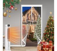 Tenda Termica Isolante Freddo 168 x 95 cm Insonorizzazione, Protezione Dal Freddo, Antivento, Impermeabile Zanzariera Magnetica, Tenda Oscurante per Soggiorno, Balcone, A