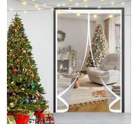 Tenda Termica Isolante Freddo 300 x 236 cm Trasparente, Impermeabile, Insonorizzazione, Protezione Dal Freddo Tenda Magnetica per Porta Termoisolante per Cantina, Balcone, A