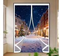 Tenda Termica Isolante Freddo 85 x 100 cm Isolamento Acustico, Impermeabile, Antivento, Contro Freddo e Calore Tenda per Porta Inverno Termica per Cantina, Balcone, A