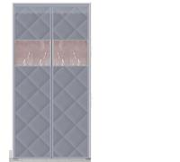 Tenda Termica Isolante Freddo E Caldo Tende for porte in cotone autoassorbenti autunnali e invernali con calore domestico ispessito resistente al freddo tende divisorie antivento(A,80x210CM)