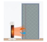 Tenda termica isolata per porta, isolamento magnetico, tende per porte isolate che si aprono a sinistra o a destra, kit di isolamento super resistente (101,2 cm x 200 cm)