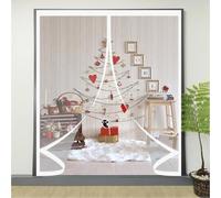 Tenda Termica Magnetica per Porta 173 x 226 cm Riduzione Del Rumore, a Prova di Fumo, Protezione Dal Freddo Tende Termiche per Porta per Cantina, Balcone, A