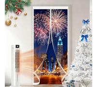 Tenda Termica Magnetica per Porta 70 x 90 cm Trasparente, Impermeabile, Insonorizzazione, Protezione Dal Freddo Tenda Termica Magnetica per Porte per Soggiorno, Balcone, A