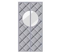 Tenda termica magnetica per porta, spessa, con isolamento invernale ad alta efficienza energetica, mantiene caldo e riduce gli spifferi, perfetta per uso domestico