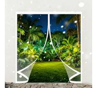 Tenda Termica per Porte 120 x 165 cm Trasparente, Impermeabile, Insonorizzazione, Protezione Dal Freddo Tenda Termica Magnetica per Porte per Soggiorno, Balcone, A