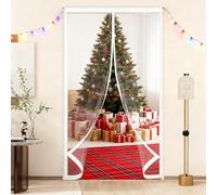 Tenda Termica per Porte 125 x 135 cm Protezione Dal Freddo Antivento Insonorizzata, Isolamento Termico Tenda Termica Protezione Dal Freddo per Cantina, Balcone, A