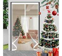 Tenda Termica per Porte 85 x 100 cm Insonorizzazione, Protezione Dal Freddo, Antivento, Impermeabile Tenda for Porta Magnetica per Soggiorno, Balcone, A