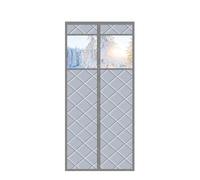 Tenda termica per porte Tende for porte magnetiche isolate Copertura esterna visibile adatta for il balcone della camera da letto e la tenda calda fredda del soggiorno(38inch X 81inch)