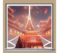 Tenda Termica per Tende 111 x 125 cm Riduzione Del Rumore, a Prova di Fumo, Protezione Dal Freddo Tenda Magnetica per Termoisolante Adatto a Tutti I Tipi di Finestre, A