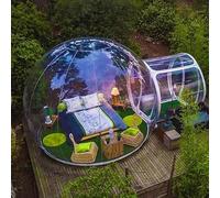 Tenda trasparente gonfiabile della cupola, casa all'aperto della bolla di 5M con la pompa & il ventilatore per le feste domestiche, i centri commerciali, i parchi e le mostre di evento