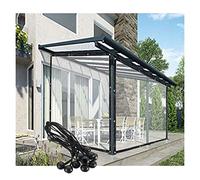 Tenda trasparente impermeabile con rondelle antiruggine - Copertura esterna per pergole portici campeggio - Multiplo (1,4 x 4 m)