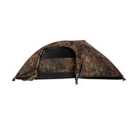 Mil-Tec Einmannzelt Recom Flecktarn, Tenda a Una Sola Mano. Unisex-Adulto, Mimetico, Taglia Unica