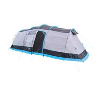 Tenda Tunnel OLPRO Stafford 6.0 Grigia - 6 Persone, Impermeabile, Rete, 2 Porte