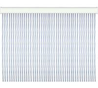 TENDA MOSCHIERA IN PVC PER PORTA INGRESSO FILI BIANCO ESTERNO CM.100X220 TENDINA