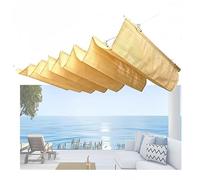 Tenda UV ritrattabile del tessuto di blocco, vela personalizzabile dell'ombra per la piattaforma all'aperto e la protezione del portico