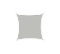 Tenda a vela quadrata omrbeggiante - 3 x 3 mt - cenere - Garden Friend